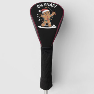 Oh Snap Lebkuchenmann Golfer Golf Weihnachten Xmas Headcover