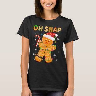 Oh Snap Lebkuchenmann Lustige Familie Backt Kekse T-Shirt