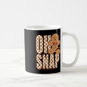 Oh Snap Lebkuchenmann Lustige Weihnachten Xmas Män Kaffeetasse