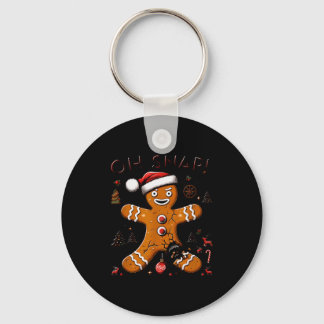 Oh Snap Lebkuchenmann Weihnachten Lustiger Cookie  Schlüsselanhänger