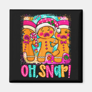 Oh Snap Lustiger Weihnachtsmann Lebkuchenmann Xmas Magnet