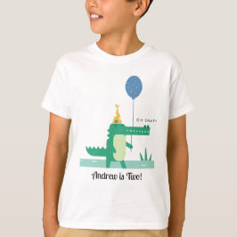 Oh Snap Niedlich Alligator Kindergeburtstag Party T-Shirt