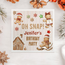 Oh Snap Weihnachtsplätzchen Lebkuchen Geburtstag