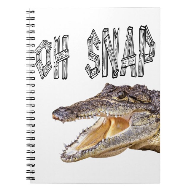 OH SNAP - Wut Gator Notizblock (Vorderseite)