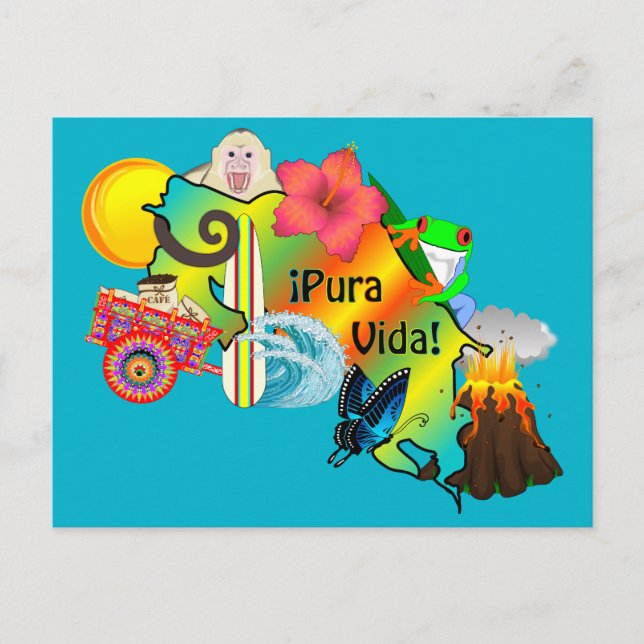 Oh So Costa Rica carte postale (Devant)