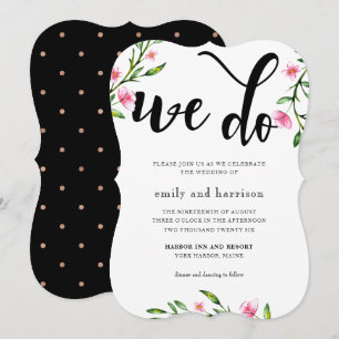 Oh, so liebenswürdig Typografie Hochzeit Einladung