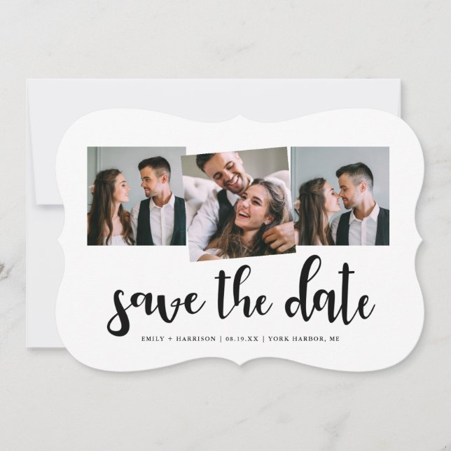 Oh, so lieblich Hochzeit Save the Date Foto (Vorderseite)