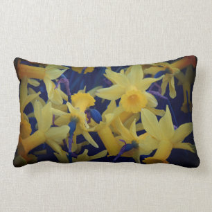 Oh, so viele Daffodien Akzent Lumbar Kissen