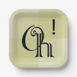 Oh! Spaß, moderne Alltagserlebnisse Pappteller