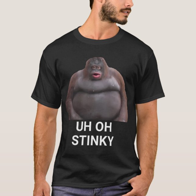 Oh Stinky Kack Dank Memes Le Monke T-Shirt (Vorderseite)