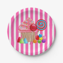 Oh süßer Candyland PapierTeller
