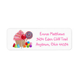 Oh Sweet Candyland Étiquettes de adresse