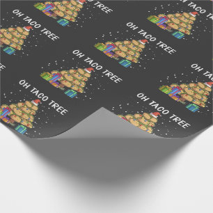 Oh, Taco Tree Funny mexikanisches Essen Ugy Weihna Geschenkpapier