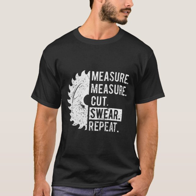 Oh Vater Funny Vater messen Cut Swear Handyman Vat T-Shirt (Vorderseite)