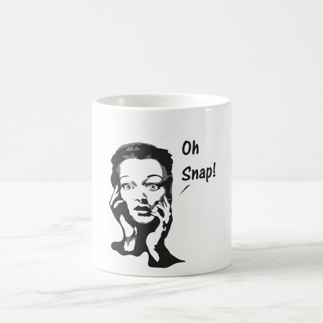 Oh Verschluss! Kaffeetasse (Mittel)
