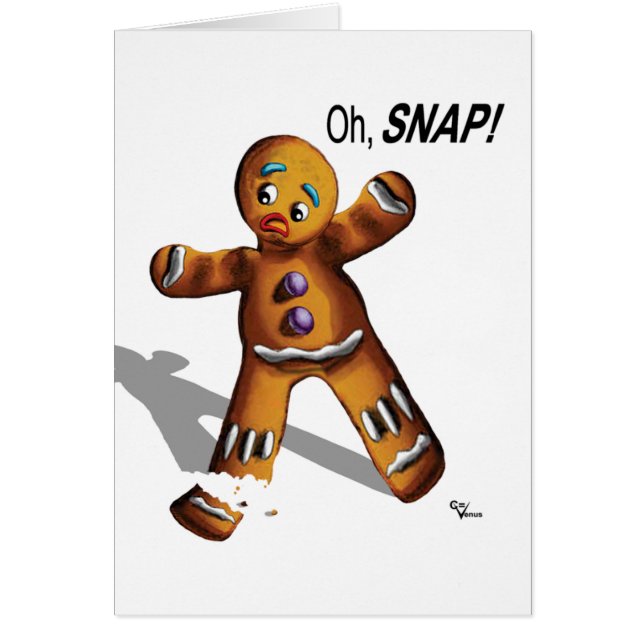 Oh, Verschluss! Karte (weiß) (Vorne)