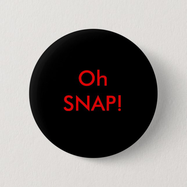 Oh VERSCHLUSS! Knopf Button (Vorderseite)