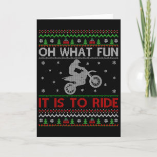 Oh was für ein Spaß es ist, das hässliche Motocros Karte