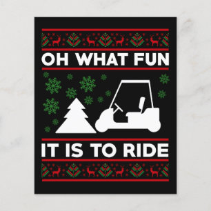 Oh was für ein Spaß es ist, Golf Cart Weihnachten
