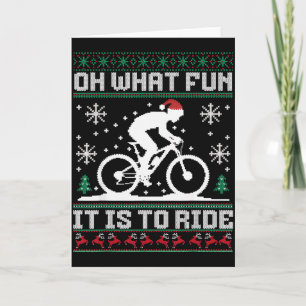 Oh was für ein Spaß es ist, Mountainbike-Biker-Chr Karte