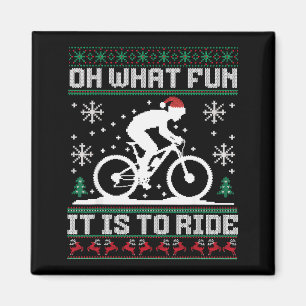 Oh was für ein Spaß es ist, Mountainbike zu fahren Magnet