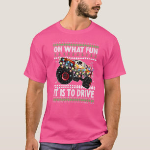 Oh, was für ein Spaß es ist, Weihnachts-Spaß-Monst T-Shirt