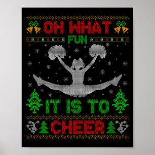 Oh was für ein Spaß es ist, Xmas Cheerleading Häss Poster