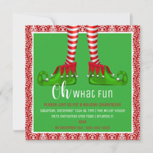 Oh, was für ein Spaß Weihnachten Party Einladung