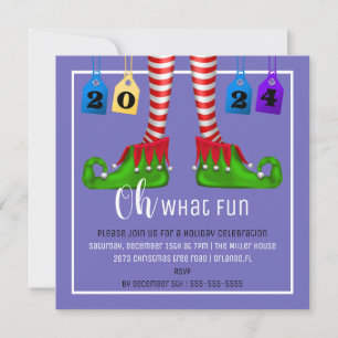 Oh, was für ein Spaß Weihnachten Party Einladung