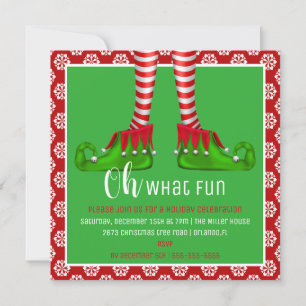 Oh, was für ein Spaß Weihnachten Party Einladung