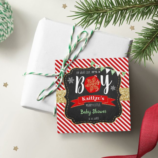 "Oh, was für eine Freude, das ist ein Junge!" Weih Geschenkanhänger (Von Creator hochgeladen)