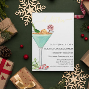 Oh, was für eine lustige Weihnachts-Cocktailparty- Folieneinladung