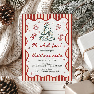 Oh Was Für Eine Lustige Weihnachtsfeier Einladung