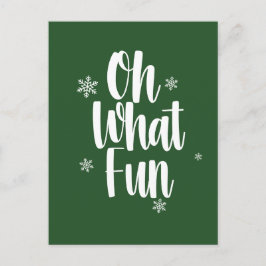 Oh Was Für Eine Lustige Weihnachtskarte Feiertagspostkarte
