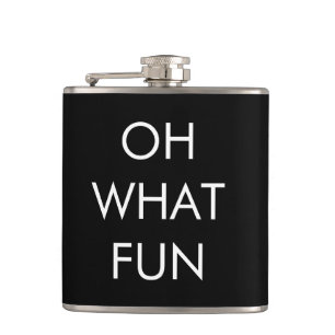 Oh, was Spaß Black Christmas Flask Flachmann