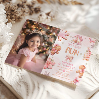 Oh, was Spaß Cookie Dekoration Foto Geburtstag Einladung