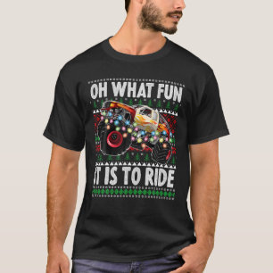 Oh, was Spaß es macht, ein sonniges Weihnachtsmons T-Shirt