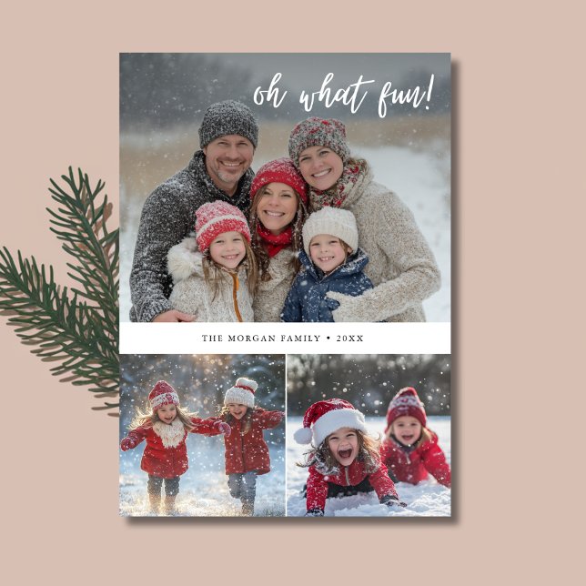 Oh, was Spaß Familie Weihnachten Grüße Foto (Von Creator hochgeladen)