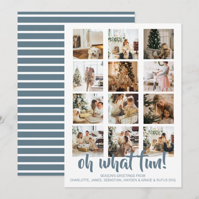 Oh, was Spaß Foto Weihnachten Personalisiert (Vorne/Hinten)