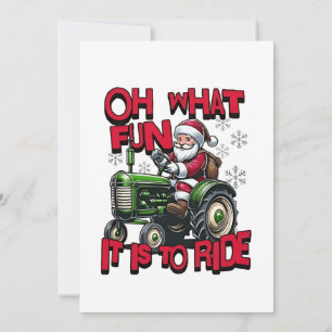 Oh, was Spaß ist es, Weihnachten-Bauer zu fahren Ankündigung