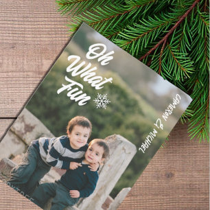 Oh, was Spaß Kinder Foto Weihnachten