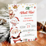 Oh, was Spaß Santa Snowman Weihnachten Geburtstag Einladung<br><div class="desc">Oh,  was Spaß Santa Snowman Weihnachten Einladung zum Geburtstag</div>