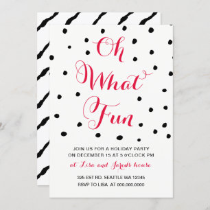 Oh, was Spaß Urlaub Party Einladungen