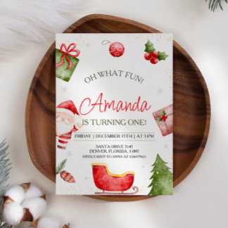 Oh, was Spaß Weihnachten Einladung