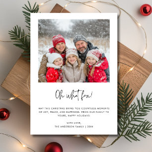 Oh, was Spaß Weihnachten Familie Baby Foto Sage Gr