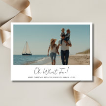 Oh, was Spaß Weihnachten Familie Nautical Beach Fo