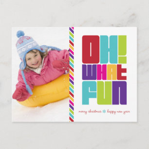 Oh! Was Spaß Weihnachten Foto Postkarte