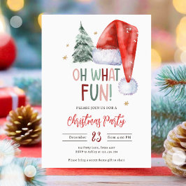 Oh, was Spaß Weihnachten Party Feiertage Weihnacht Einladung
