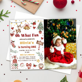 Oh, was Spaß Weihnachten Weihnachten Weihnachten F Einladung