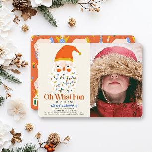 Oh, was Spaß Weihnachten Weihnachten Weihnachten F Einladung